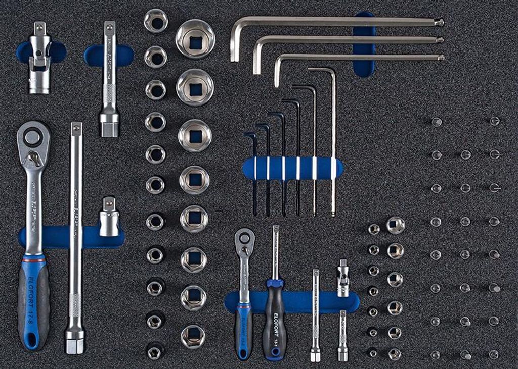 Elora Modul Steckschlüsselsatz 1/4" und 1/2"