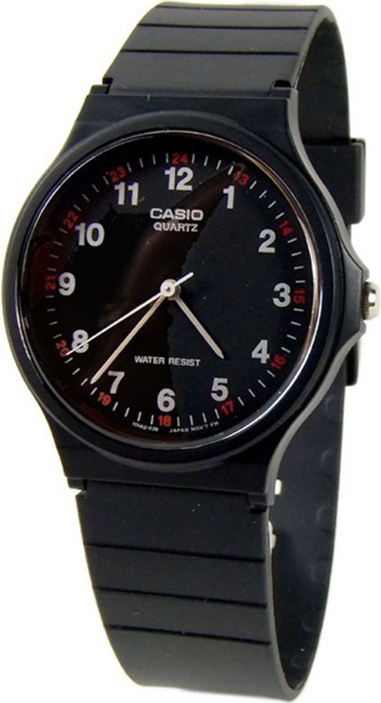 Casio Collection Montre analogique Bracelet Résine Noir Image du produit 