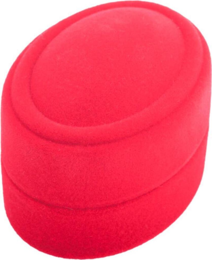 Schmuck Etui für Ring: Verlobungsring Box Rot