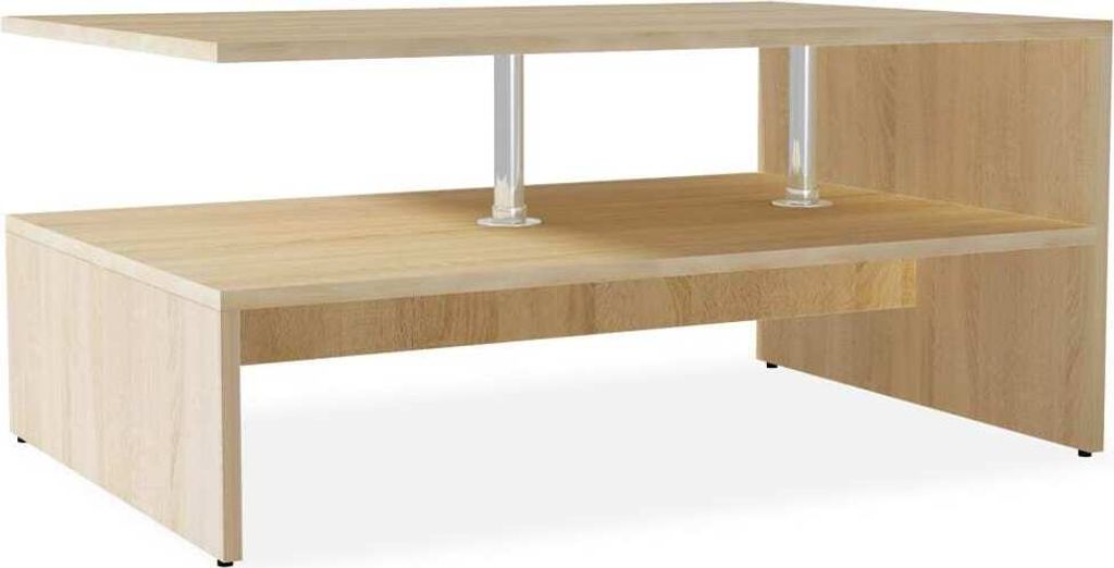 Couchtisch Holzwerkstoff 90x59x42 cm Eiche