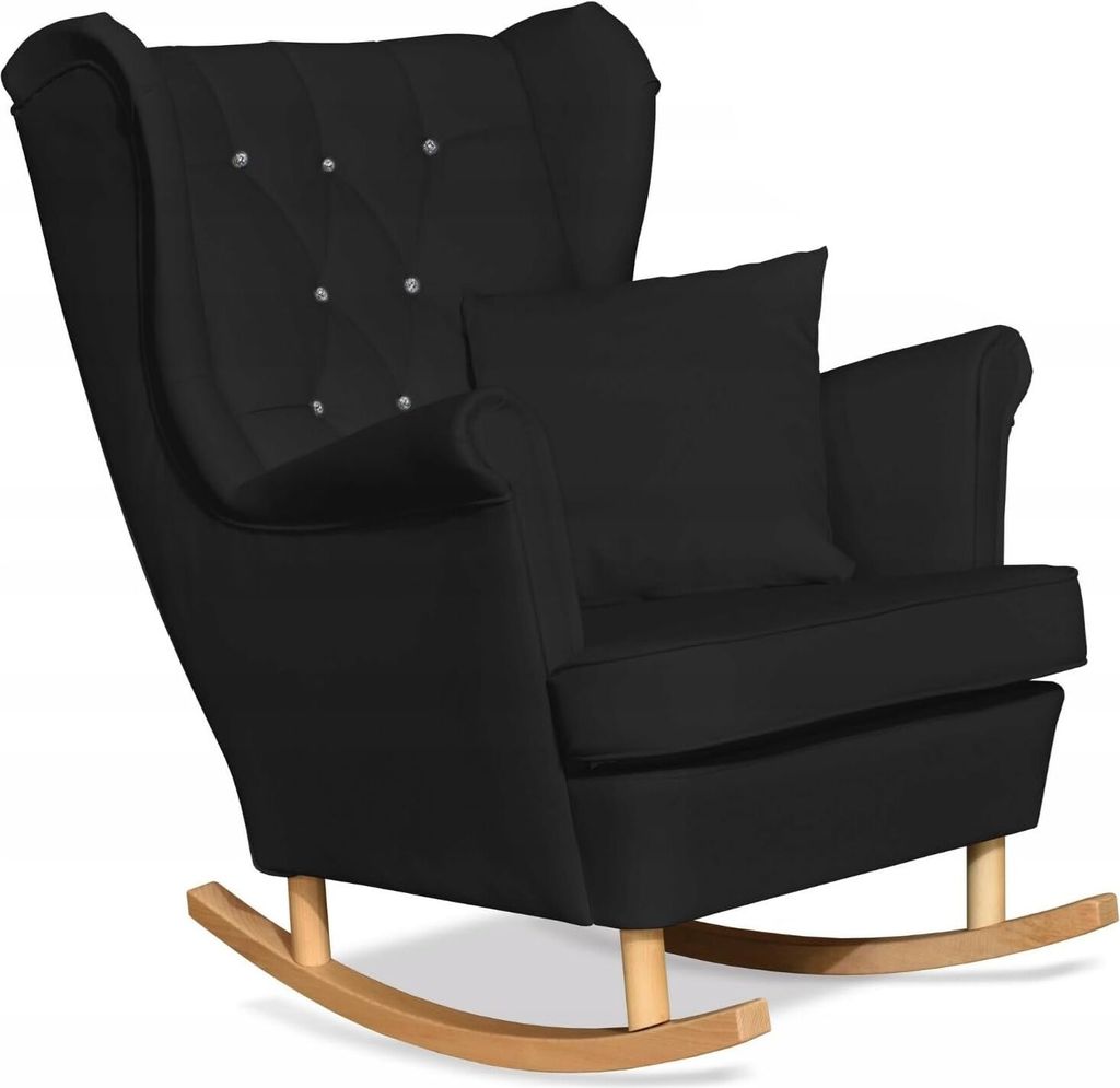 Family Meble Schaukelsessel Gaja Relaxsessel Skandinavisch Bequemer Ohrensessel Loungesessel Fernsehsessel Für Wohnzimmer Schlafzimmer(C114)