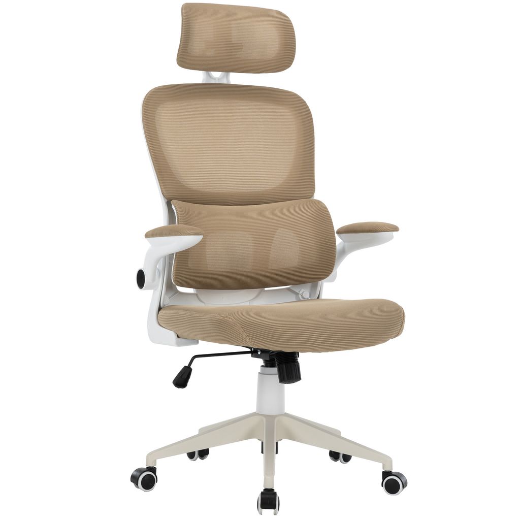 Flexibler Bürostuhl in moderner Mesh-Optik ergonomischer Schreibtischstuhl mit Nacken- und Lordosenstütze Gamingstuhl mit atmungsaktiver Netzrüc...