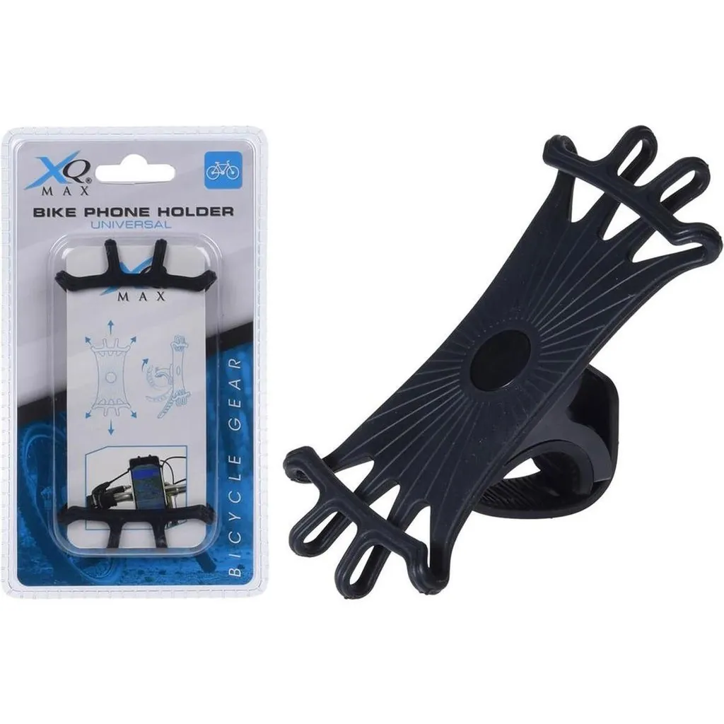 Supporto Bici per Cellulare XQ Max Nero | Ideale per Passeggini e Bici