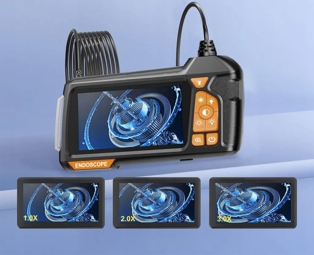 Endoscope rigide avec écran intégré 4,3 pouces et câble de 2 mètres - 3
