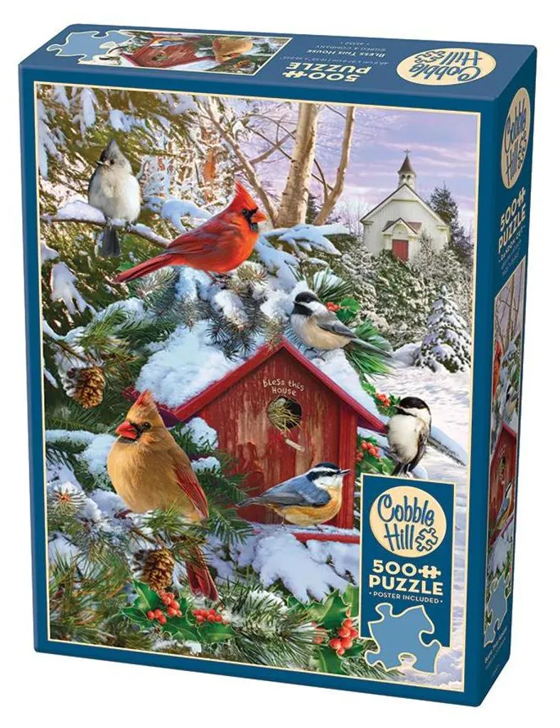 Puzzle 500 pièces Bénissez Cette Maison en carton rigide haute qualité