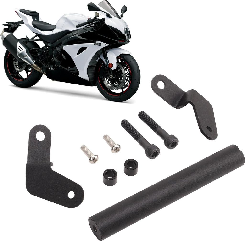 Motorrad-Navigationshalterung, rostfrei, stoßfest, Ersatz für Telefonhalterung aus Edelstahl für Suzuki GSX-R 125 2018+