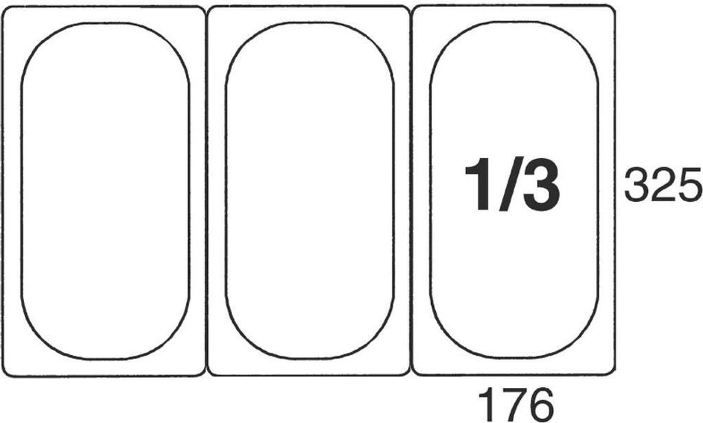 CONTACTO GN-Behälter, Inhalt: 7,00 Liter, Höhe: 200 mm