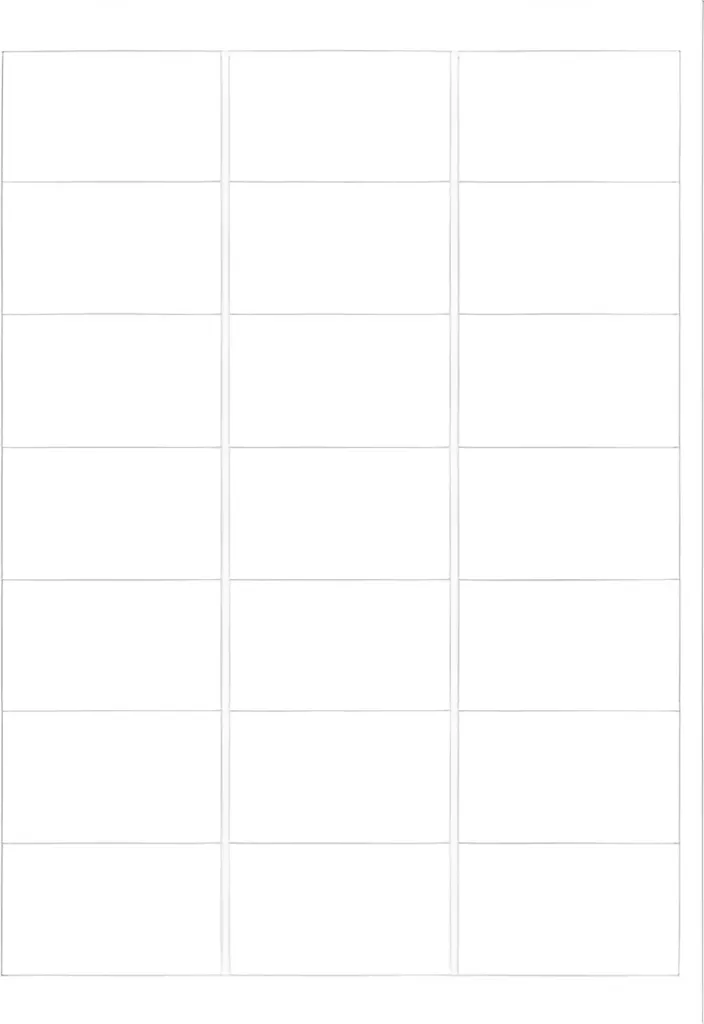 Set 1050 Etichette Universali MediaRange 63,5x38,1 - Bianco Opaco