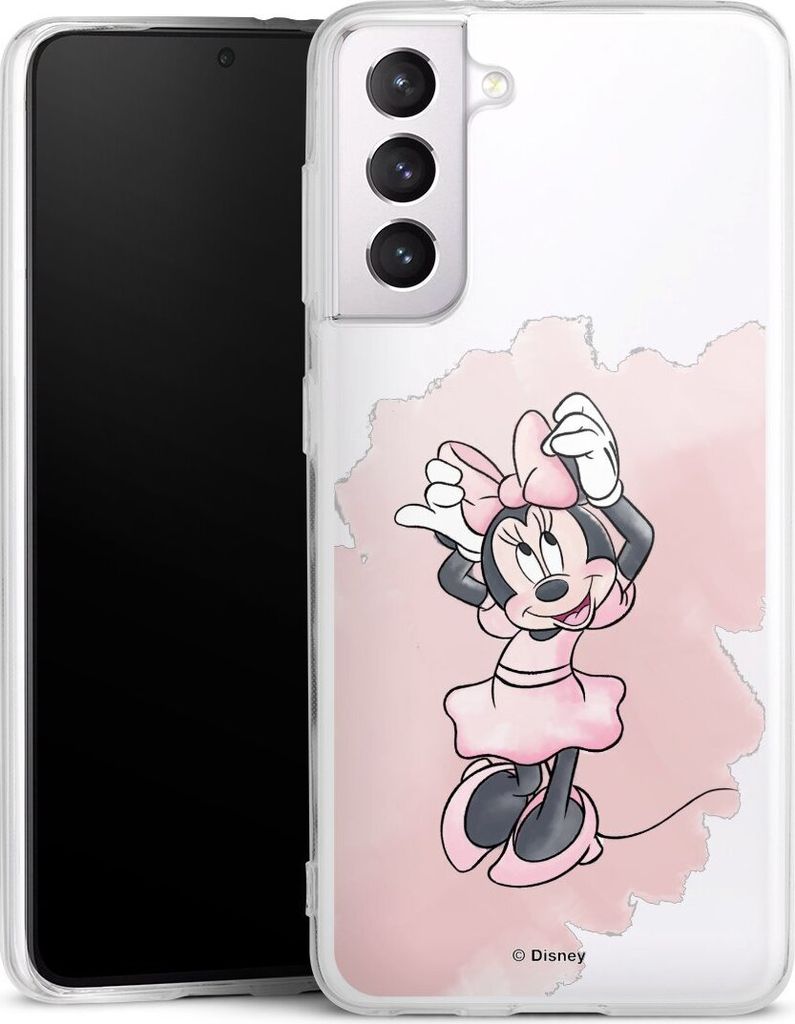 DeinDesign Handyhülle für Samsung Galaxy S21 5G Silikon Hülle Case Smartphone Schutzhülle Disney Mickey & Minnie Mouse Motiv ohne Hintergrund