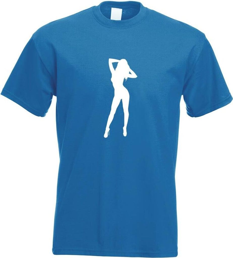 Kiwistar - T-Shirt - royal - y Girl Motiv Bedruckt Funshirt Design Print - mit Motiv Bedruckt - Funshirt Design - Sport - Freizeit - Herren - XL