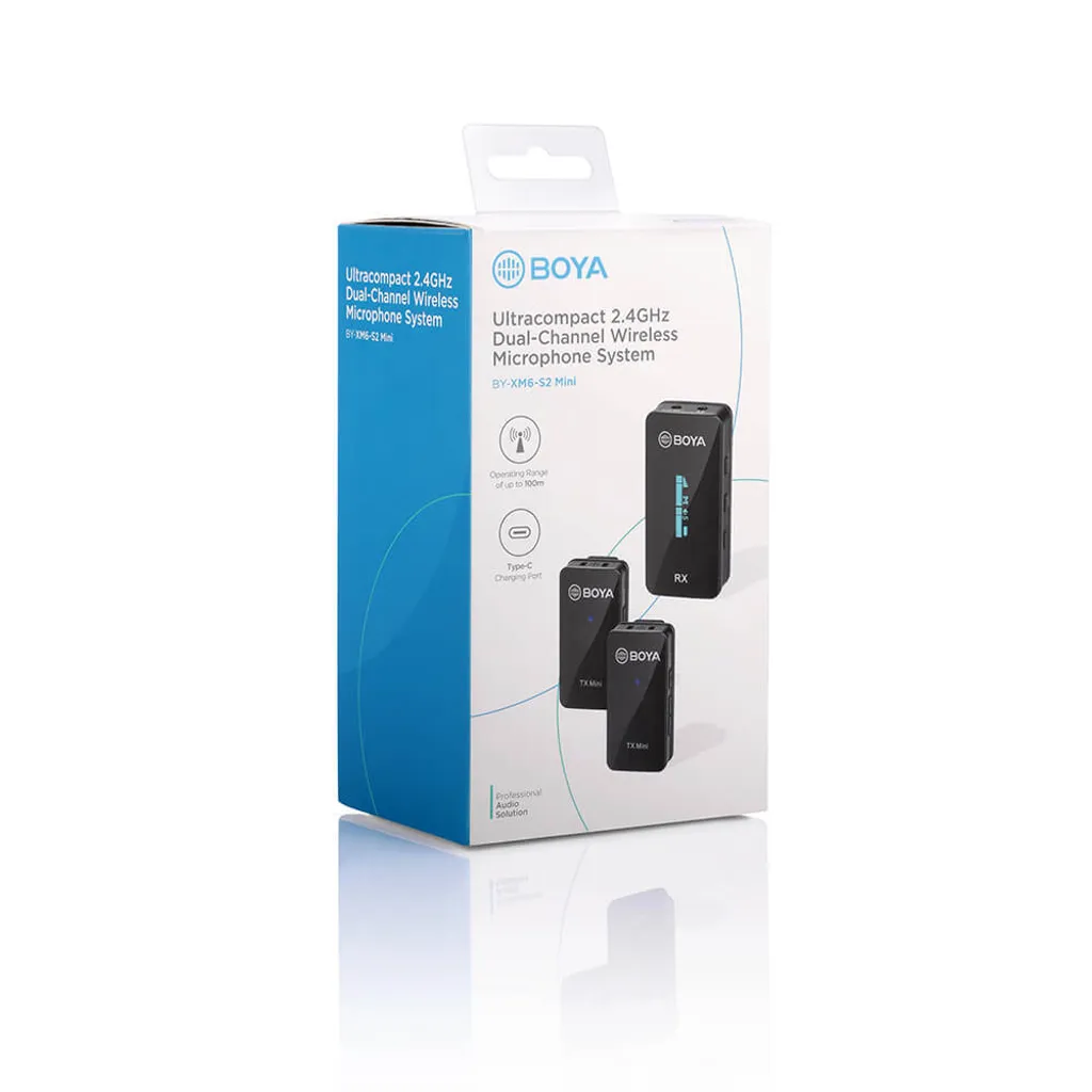 Micro sans Fil pour Vlogging et Interview iPhone iPad BOYA BY-XM6-S2 - 10