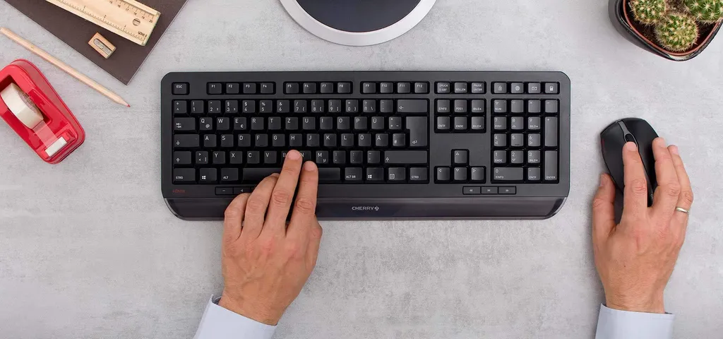 Cherry Wireless Combo Gentix JD-7000DE-2 - Ensemble Clavier et Souris - 19