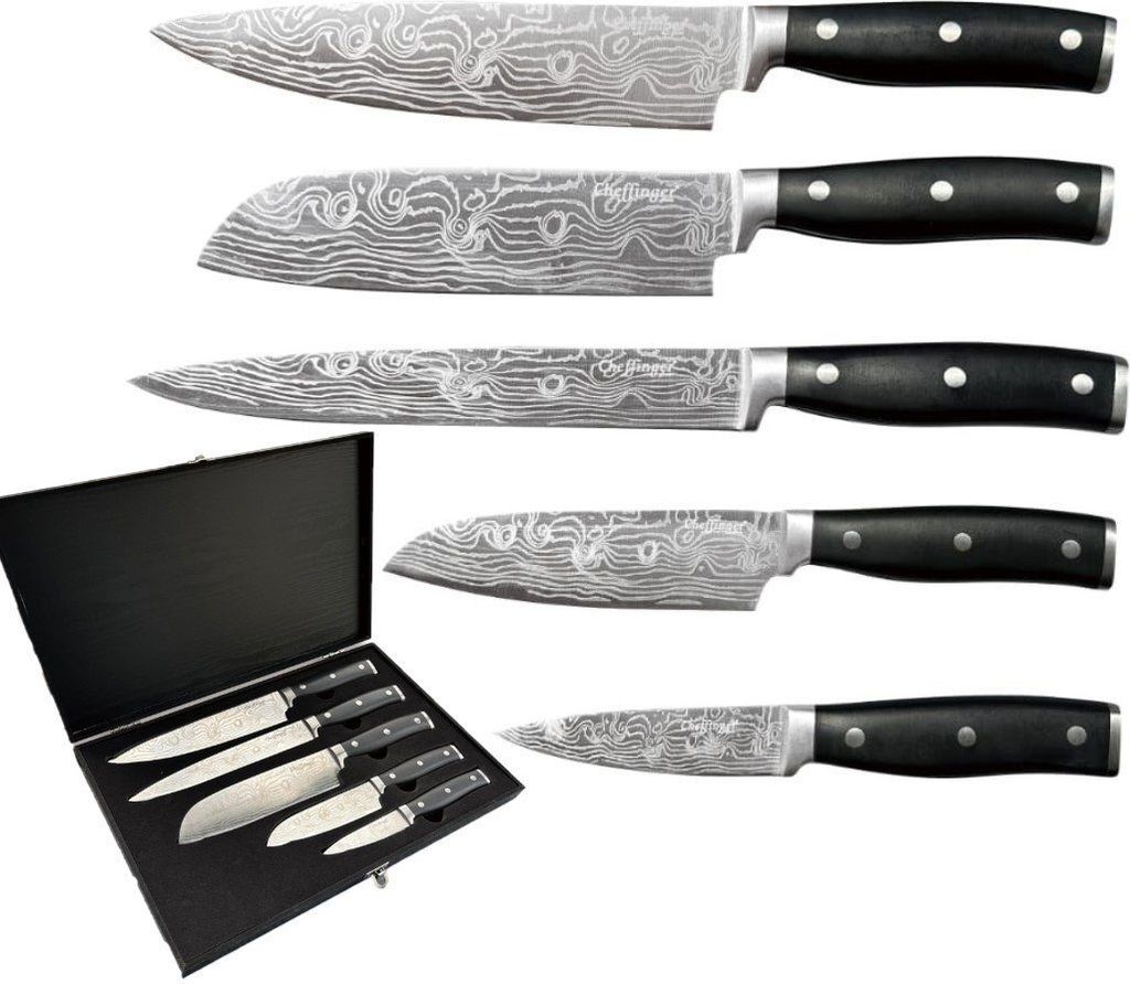 Haller Minimesser-Set 6-teilig – Bunte Holzgriffe, Rostfreie Klingen, Praktisch Für Unterwegs