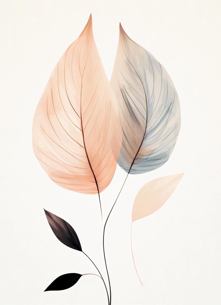 Plakat 40x55cm Blättertanz