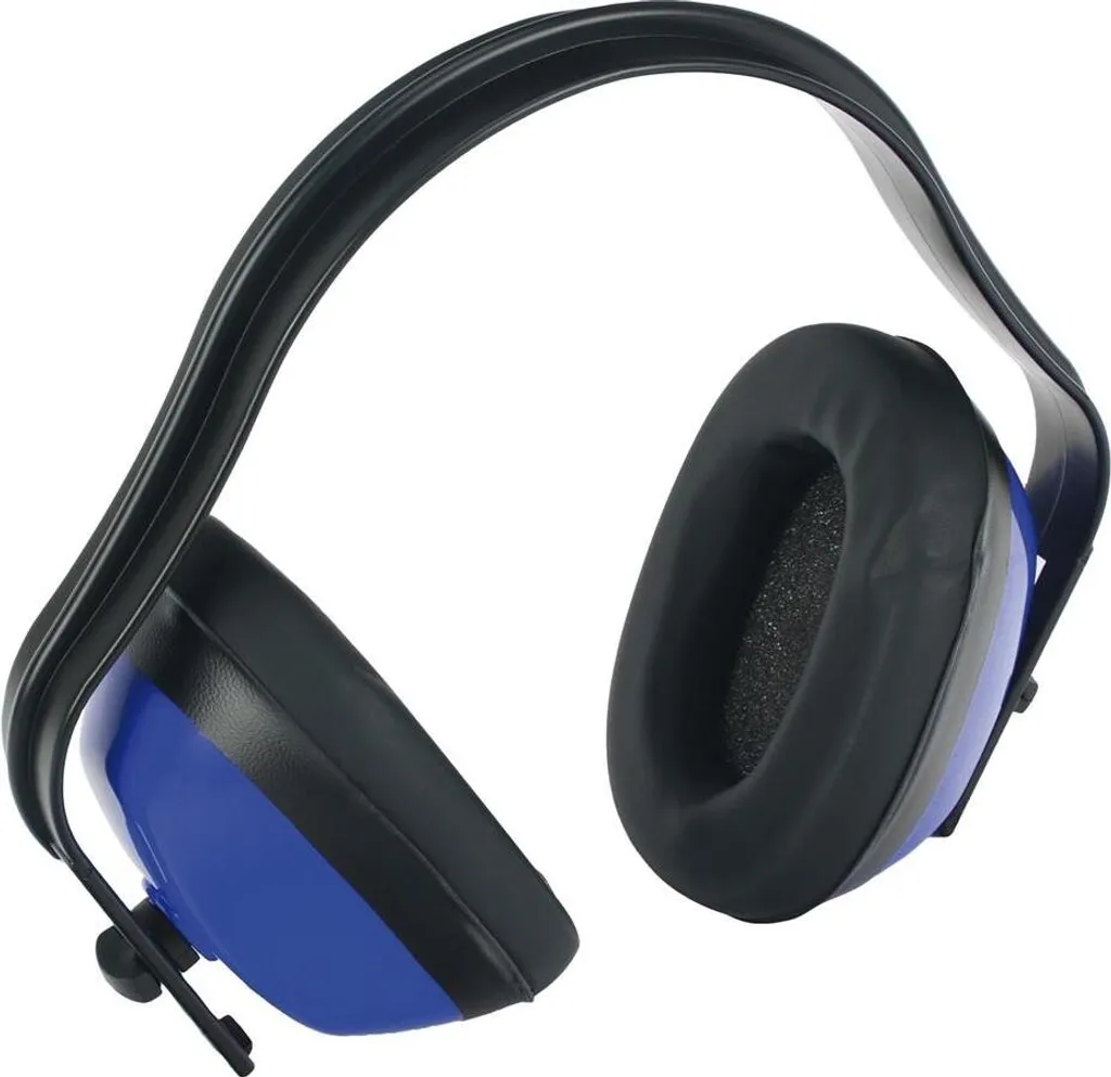 Casque anti-bruit CONDOR 9250 Noir et Bleu avec Mousqueton Réglable