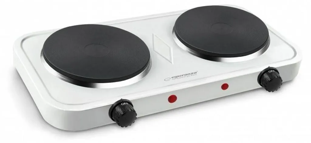 Fornello Elettrico Esperanza COTOPAXI Bianco 2 Zone 2000W Recensione