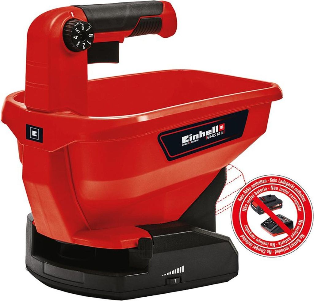 Einhell GE-US 18, 3,3 l, Czarny, Czerwony, 225 mm, 280 mm, Zdjęcie produktu 