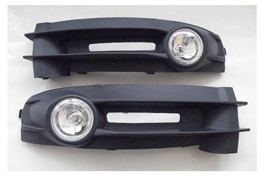 Neues Komplettset zum direkten Austausch: Halogenleuchten mit Gittern und LED-Lampen, Nebelscheinwerfer für Volkswagen CADD