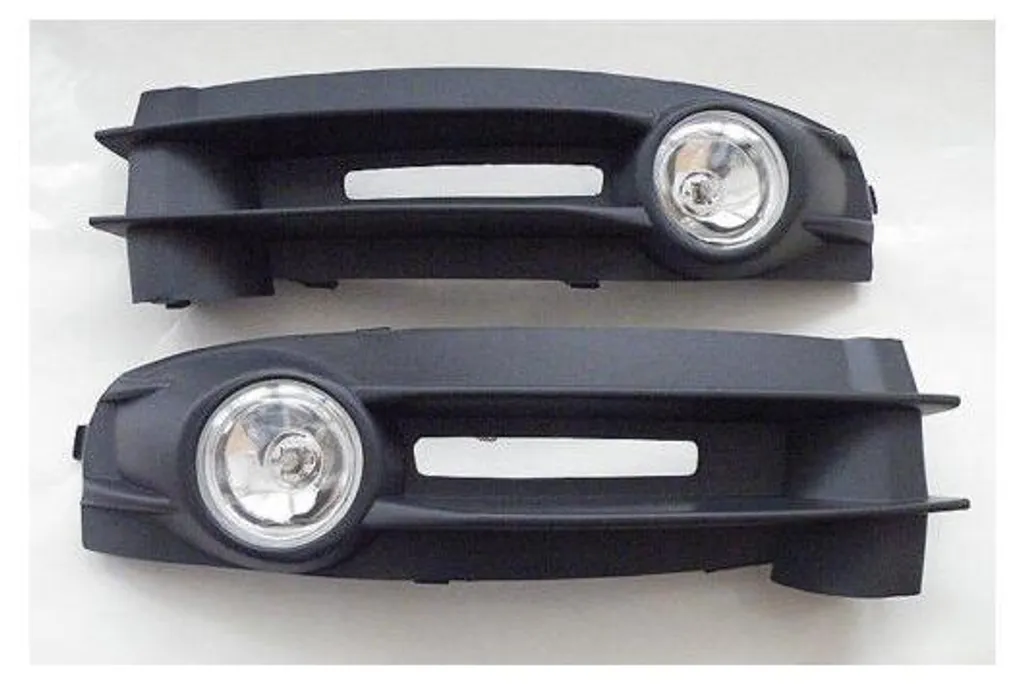 Phares Halogènes LED avec Grilles de Finition pour Volkswagen Caddy VW