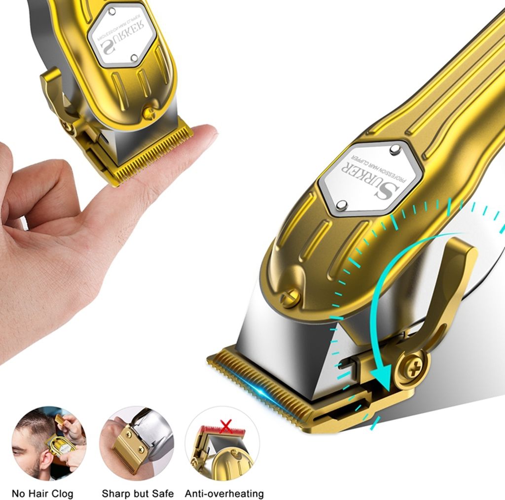 Surker Professional Herren Haarschneider mit Wireless LCD Produktbild 4