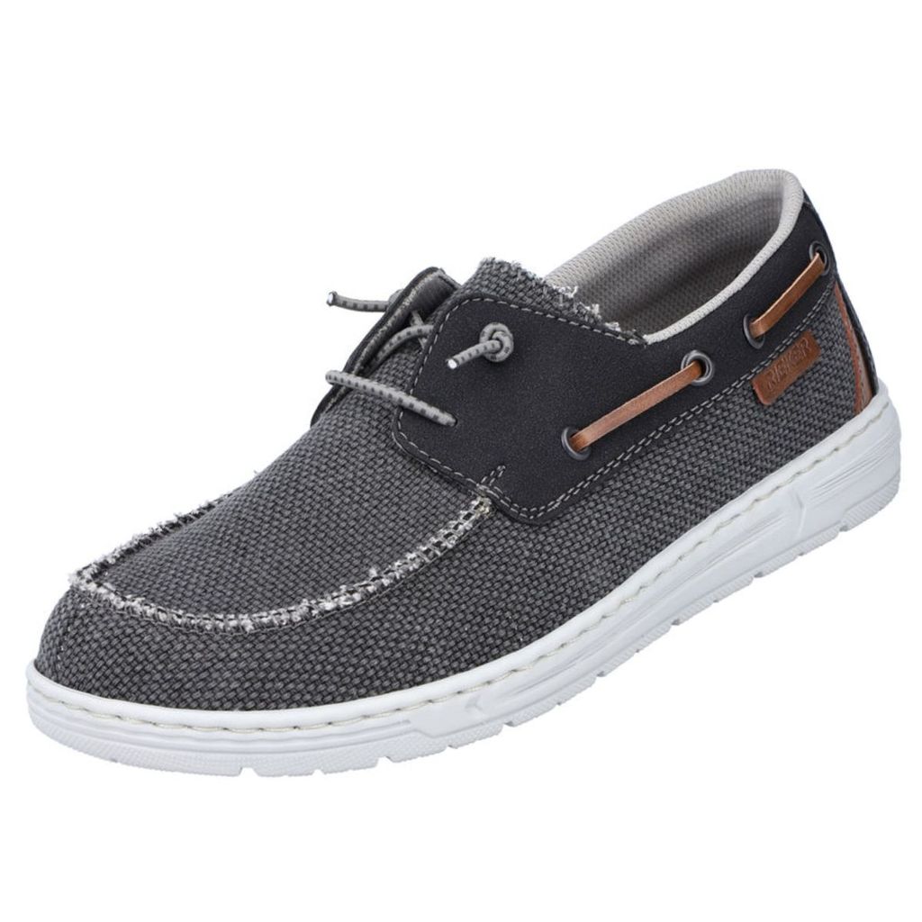 Rieker Mokassin Schnürschuhe Herren 31353438323937 Schwarz 40 EU