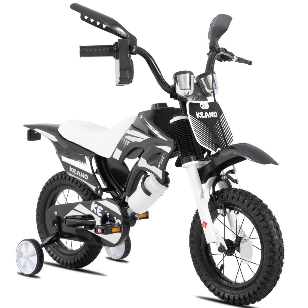 JOYSTAR 12 Zoll Kinderfahrrad im Motorradstil für 3-8 Produktbild 