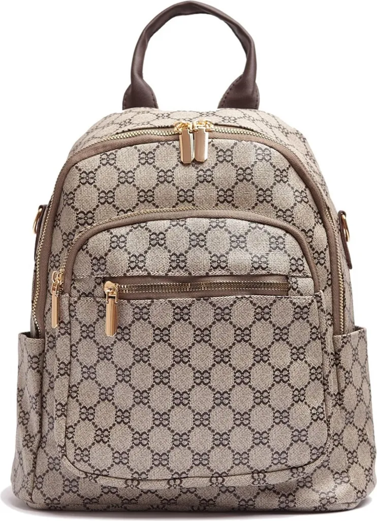 Zaino Viaggio Permani PLCBK6001BROWN - Robusto e Capiente in Pelle