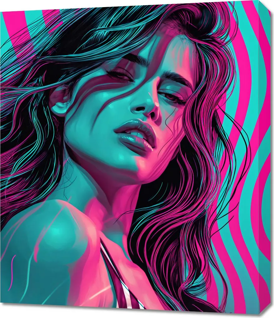 Image 60 x 70 cm Neonblick : Décorez votre bureau ou chambre avec style