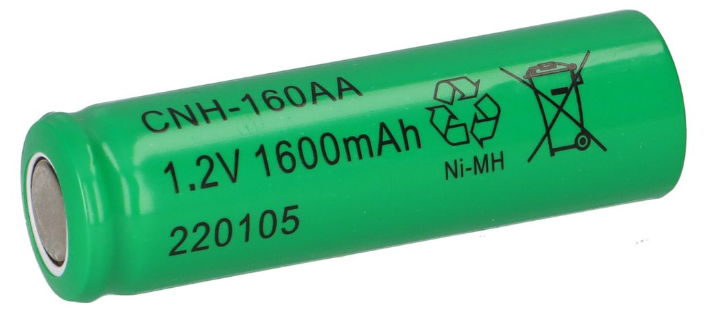 Batteria Mignon AA 1,2V 1600mAh X1600AAI industriale Immagine del prodotto 