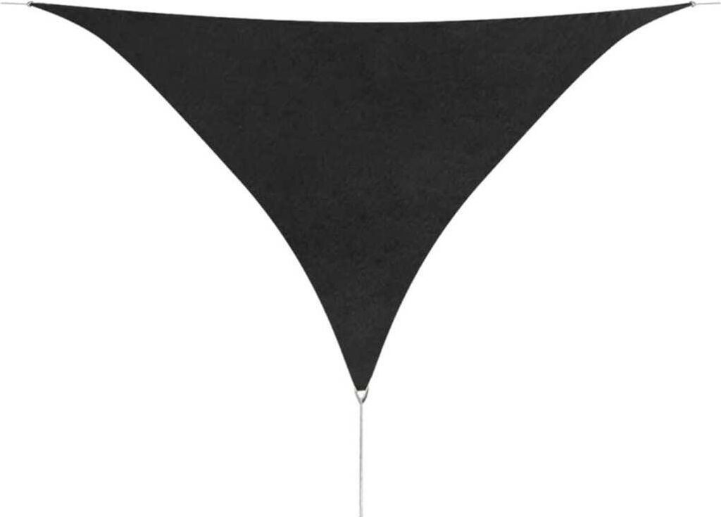 The Living Store Sonnensegel Oxford-Gewebe Dreieckig 3,6x3,6x3,6 m Anthrazit
