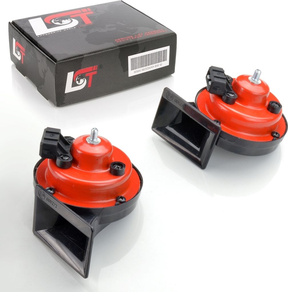 2x SIGNALHORN HUPE SIGNALANLAGE HOCHTON TIEFTON SATZ für AUDI A3 8L1