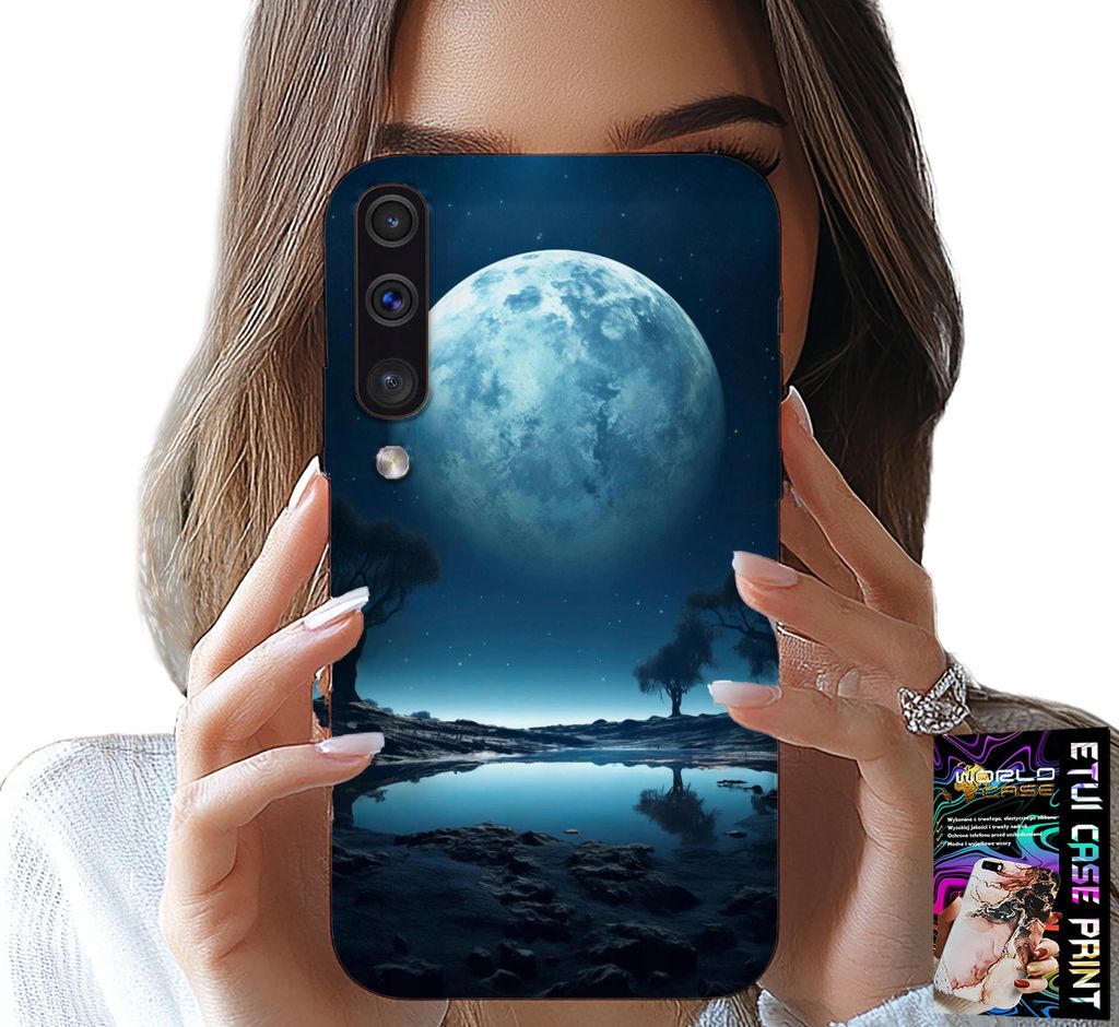 Etui Für Samsung Galaxy A70 - Vollmondetui + Folie