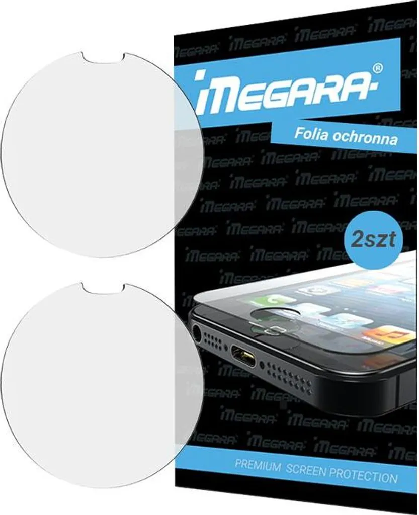 2x MEGARA Film Protecteur Full Glue pour Montre SUUNTO CORE ALL BLACK