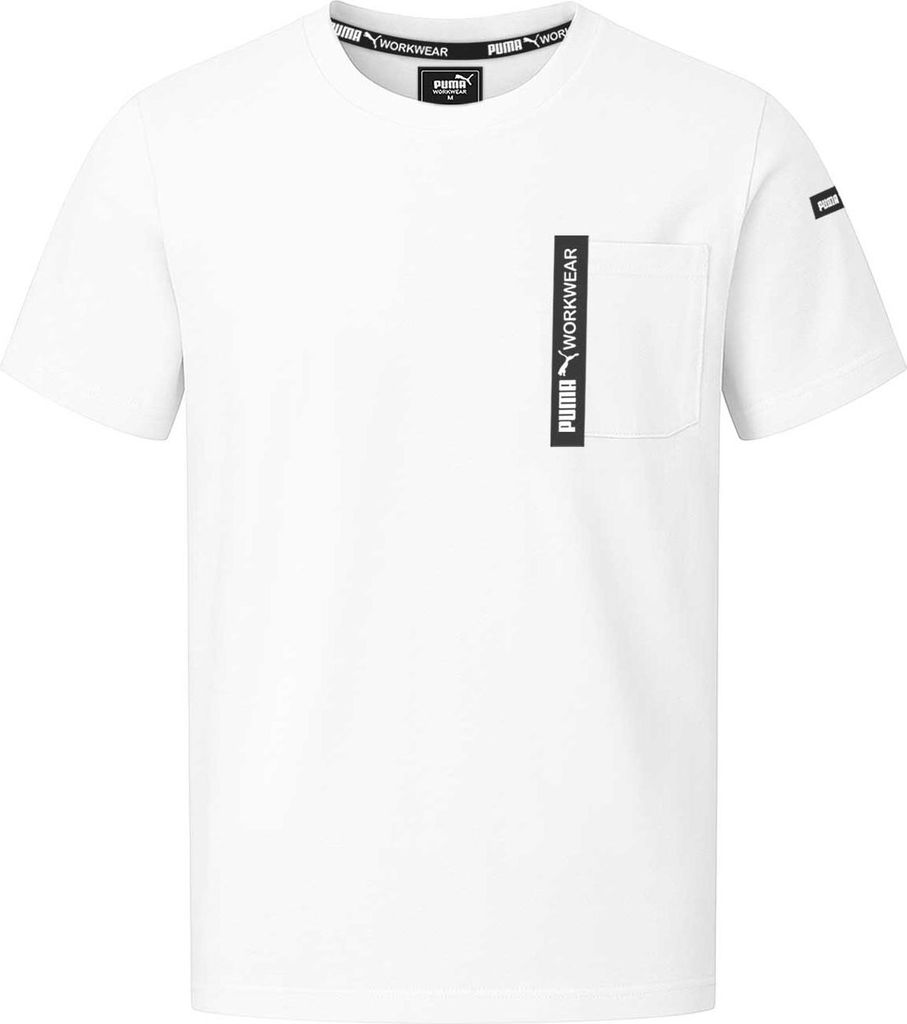 PUMA WORKWEAR ADVANCED T-Shirt Weiß 4XL