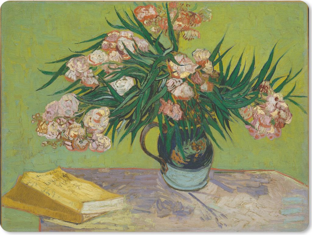 MuchoWow Mauspad Mousepad Der Oleander - Vincent van Gogh 23x19 cm - Mousepads - Maus Mat - Pad - Mausunterlage - Schreibtischunterlage - Mauspad
