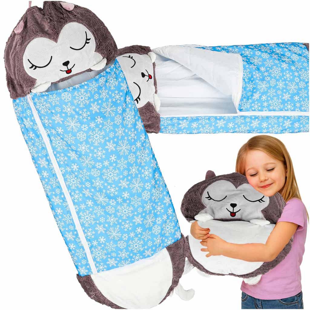 Schlafsack für Kinder, geeignet für Camping, mit Produktbild 