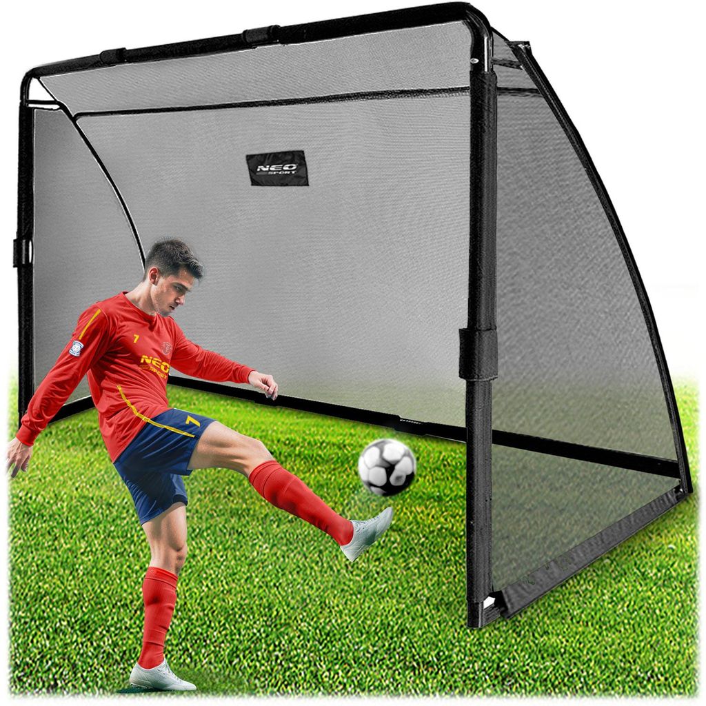 Fußballtor 300 x 200 x 90 cm NS-497 schwarz