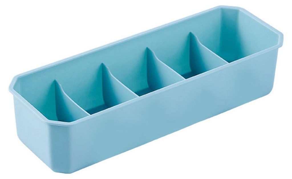 Socken-Aufbewahrungsbox aus Kunststoff für den Haushalt, stapelbar, mit mehreren Fächern, Sortier-Organizer für Unterwäsche