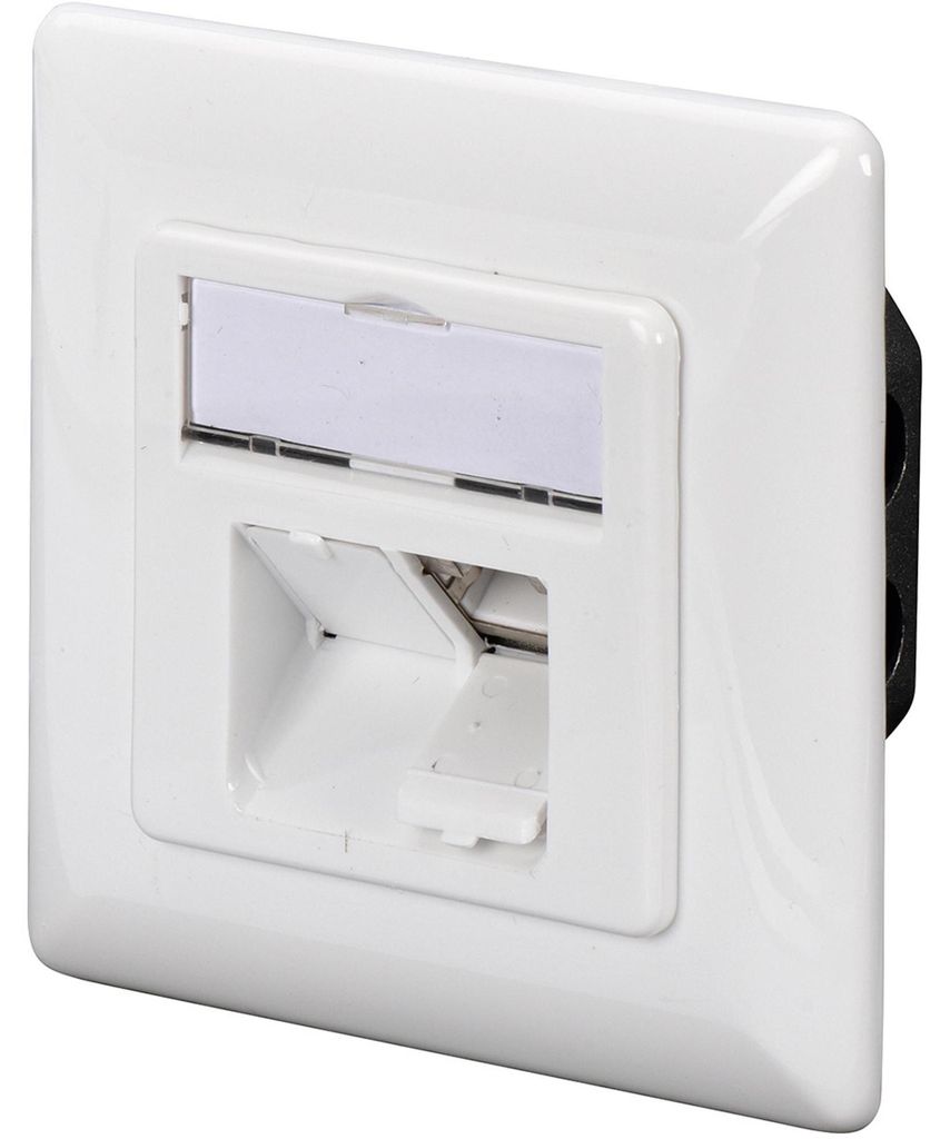 DIGITUS Unterputzdose Cat6 2xRJ45 geschirmt weiß Image du produit 