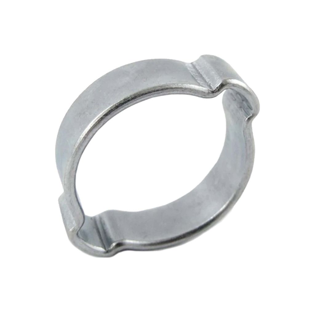 tecuro 2-Ohr - Schlauchklemme - Schelle 9-11 mm, Stahl verzinkt (W1)