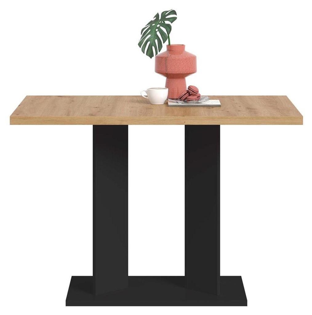 xonox.home Esstisch Gustav schwarz/ Artisan Eiche Produktbild 