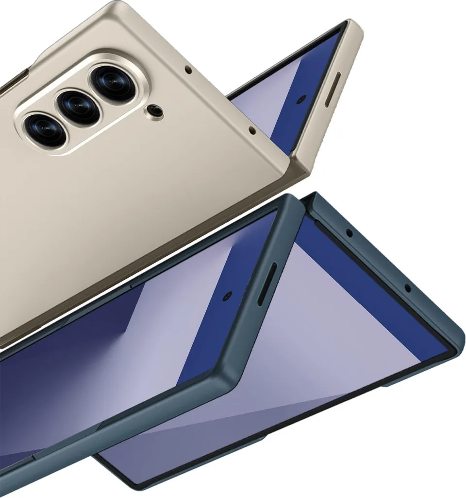 Cover Slim per Samsung Z Fold 7 Argento | PC Matte Shockproof - 5