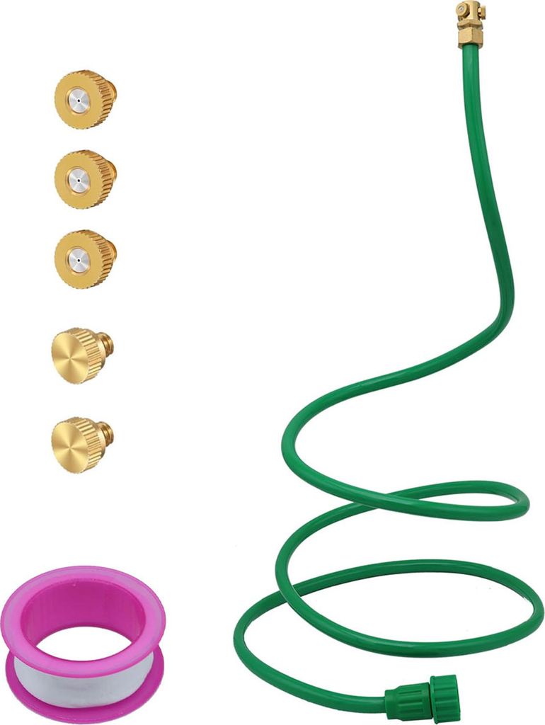 Schlauchzerstäuber für den Außenbereich, flexibles Zerstäubersystem, Kühlzerstäuber, tragbarer Wasserzerstäuber für die Terrasse, Hühnerst...