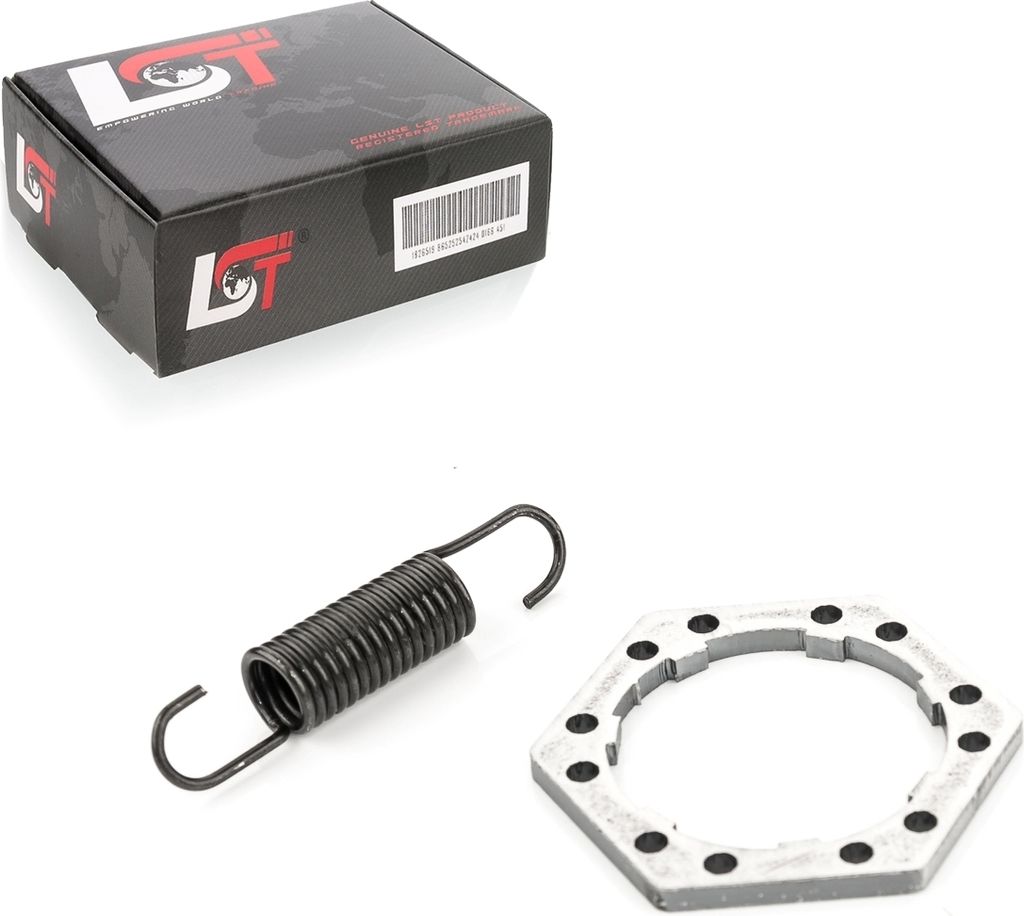 Krümmermutter Sicherungsring mit Feder Auspuffrohr für Simson Schwalbe KR51