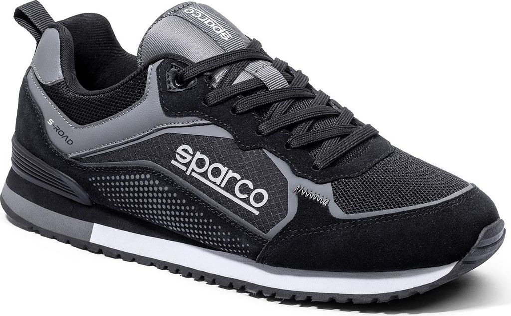 Sparco S-Road Freizeitschuh, schwarz/grau Größe 43