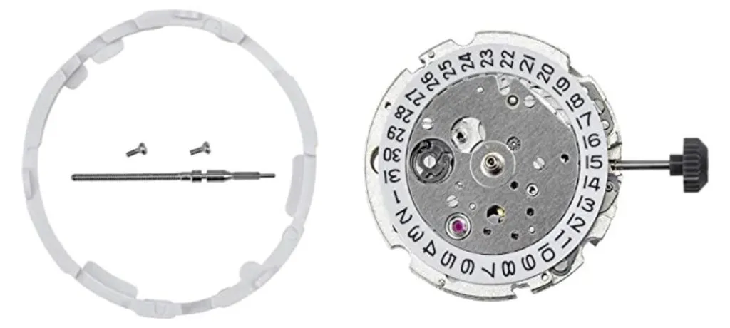 Pièce de Rechange pour Montre Automatique Miyota 8215 Date 3 Heures
