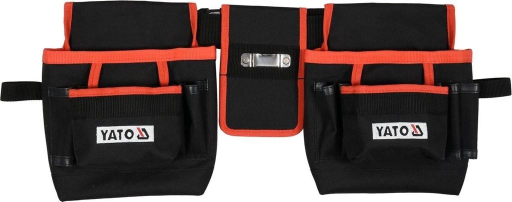 Werkzeuggürtel, 4 große überlappende Taschen, Maßbandhalter