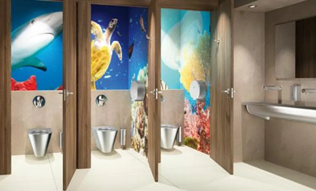 Pot à balai WC DELABIE 4048P inox poli brillant design inoxydable