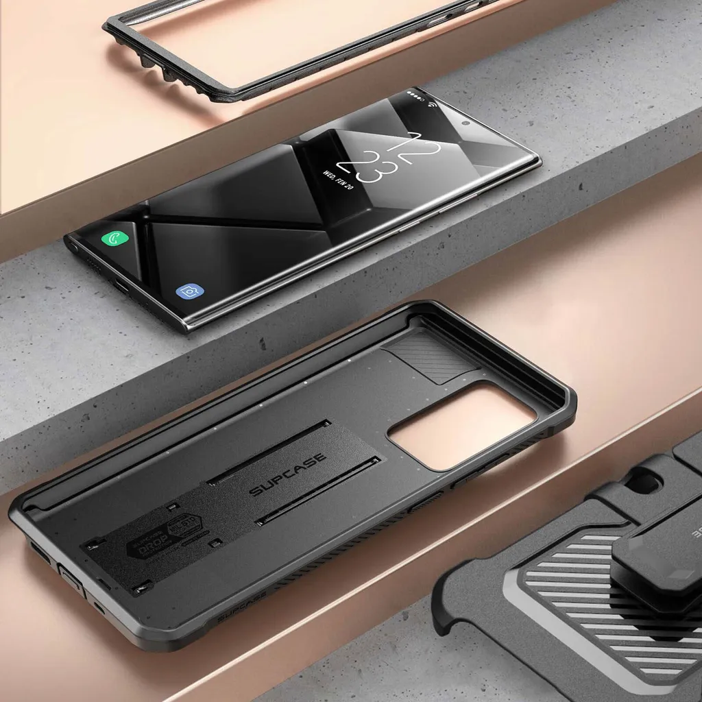 Supcase Unicorn Beetle Pro Galaxy Note 20 Ultra Coque Noire Robuste - 11