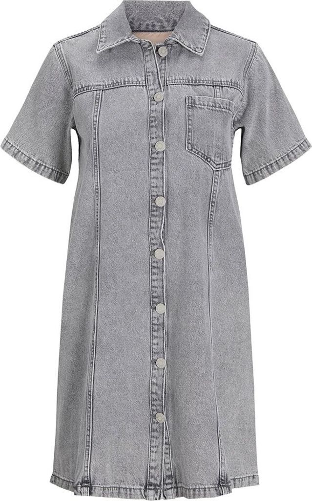 Jack & Jones Amor Kurzarm Midi-kleid Grau L Frau Grau L